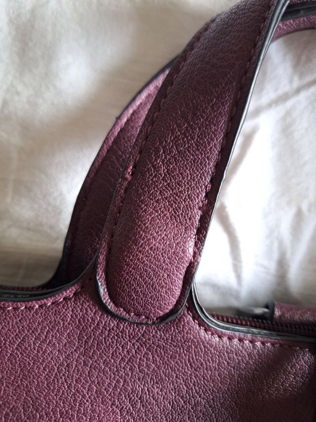 No brand - Borsa a mano viola/borgogna