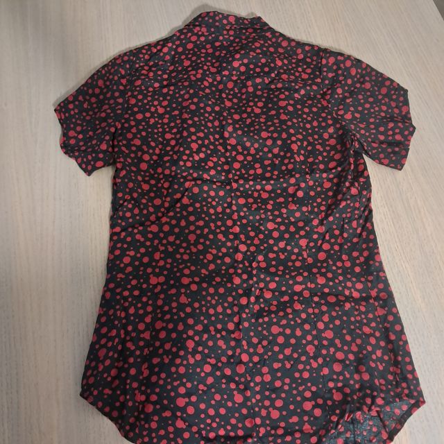 Camicia Love Moschino Pois Rossi Neri