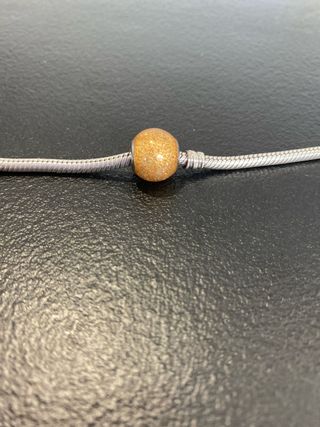 Abalorio Pandora Dorado Naranja