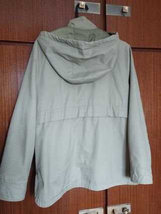 Parka de mujer capucha, caqui, algodón. Tiffosi.