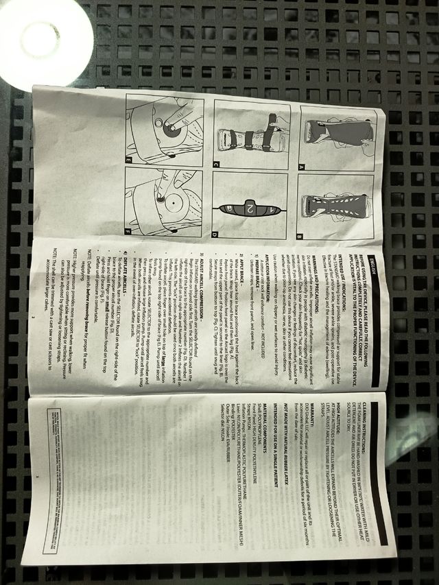 Bota Ortopedica Walker  Talla L