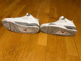 Zapatillas Air Jordan 4 Rojas y Blancas