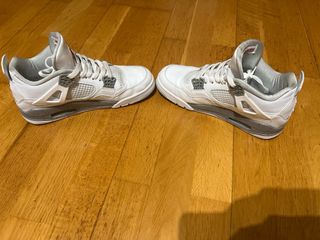 Zapatillas Air Jordan 4 Rojas y Blancas