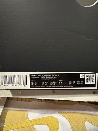 Jordan Zion 3 Talla 43