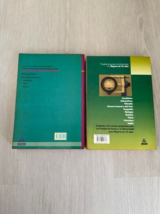 Lote 2 libros de Física – Pruebas de acceso a la U