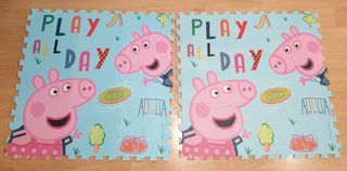 Alfombra infantil puzzle Peppa Pig