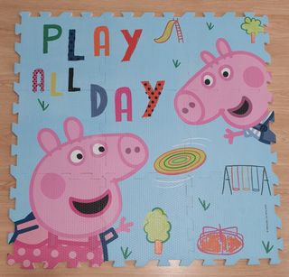 Alfombra infantil puzzle Peppa Pig