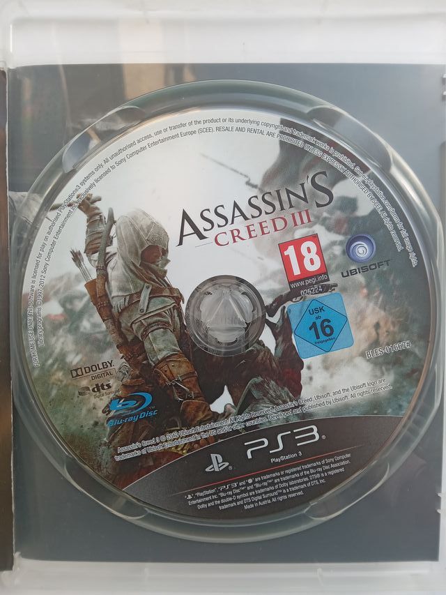 PS3 Assassin's Creed III - Ubisoft