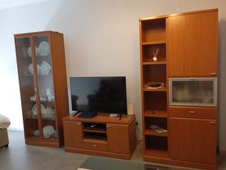 Conjunto Módulos Mobiliario Salón Madera