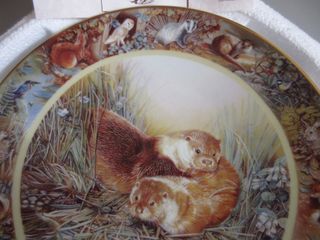 Piatto Bradex Davenport. Otter. Con scatola. 19 cm