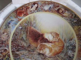 Piatto Bradex Davenport. Otter. Con scatola. 19 cm