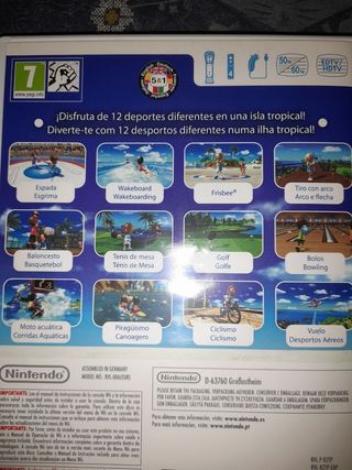 PAL ESPAÑA. Juego Wii Sports Resort y Accesorios 