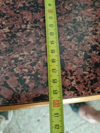 Mesa de cocina 100 cm x 60 plegada

