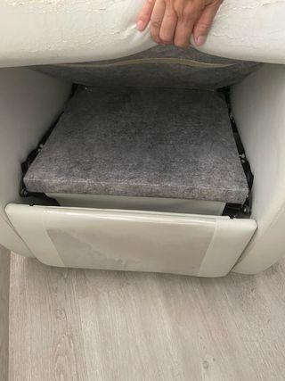 SILLON RECLINABLE POLIPIEL BLANCO