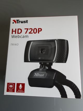 Webcam Trust Trino HD 720p Nueva en caja micrófono