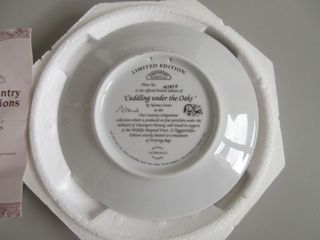 Piatto Bradex Davenport. Volpe. Con scatola. 19 cm
