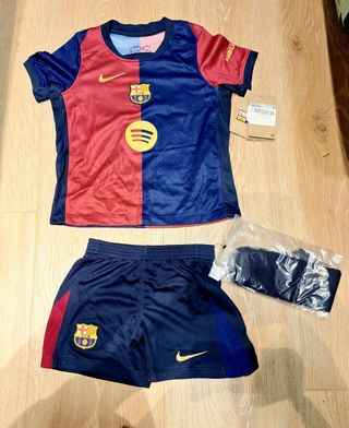 Equipación FC Barcelona Infantil Lamine Yamal XS