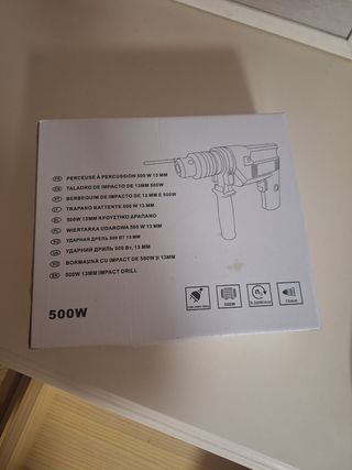 Taladro de impacto 500W 13mm