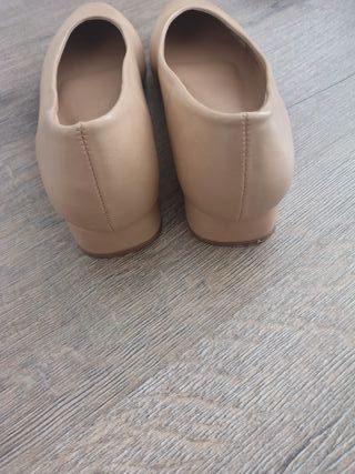 Zapatos planos mujer beige