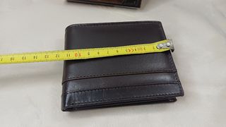 Cartera Billetera Piel Hombre Targetero Marrón