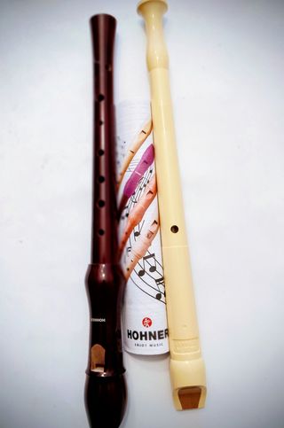 Flauta dulce HOHNER marrón y beige