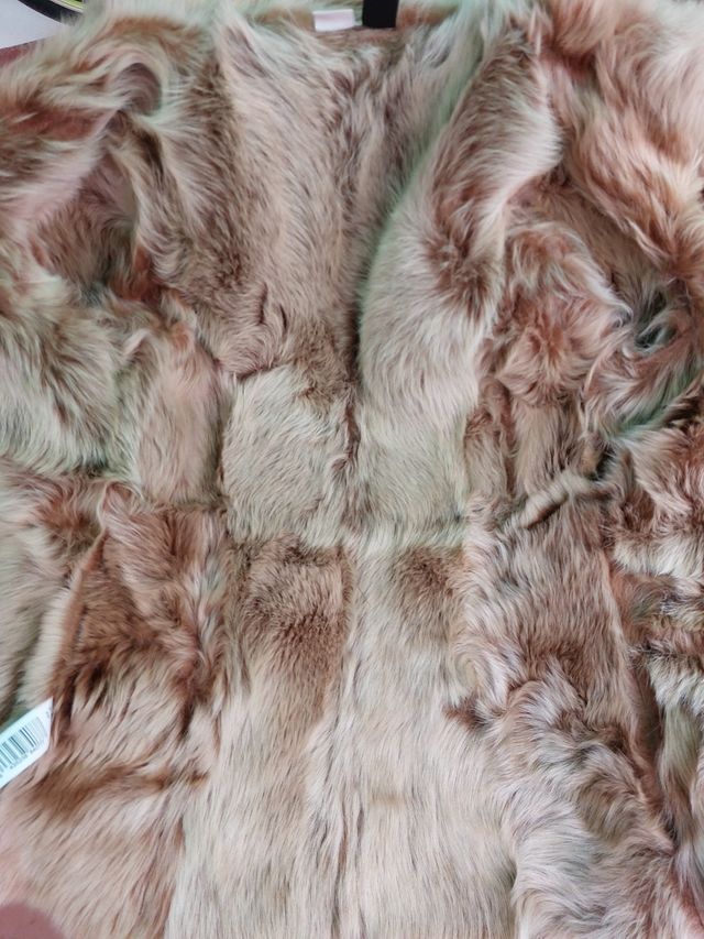 Chaqueta Mango Piel Marrón