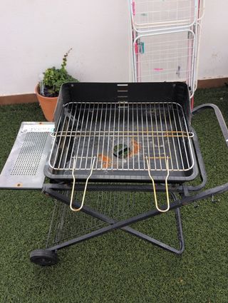 Barbacoa plegable metal