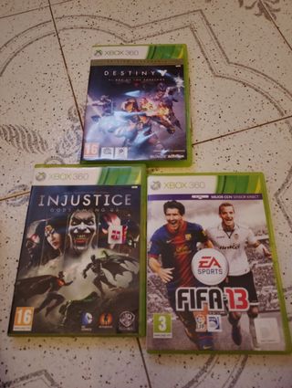 3 Juegos Xbox 360: Destiny, FIFA 13, Injustice