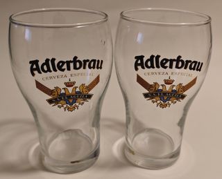 Bicchieri da birra vintage Adlerbrau El Águila