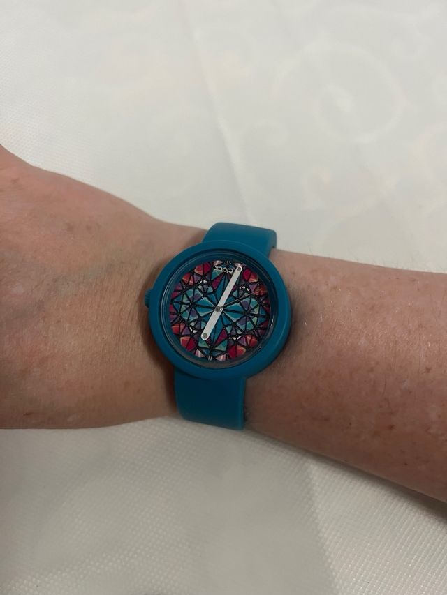 Orologio da polso O Bag multicolore e turchese