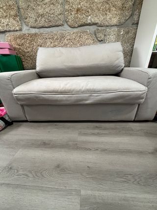 Sofá Cama Gris Ikea 2 Plazas