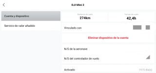 DJI Mini 2 con RC n1 y accesorios.