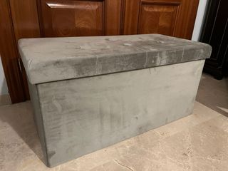 Puf / Arcon Gris Nuevo en su embalaje