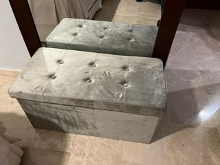 Puf / Arcon Gris Nuevo en su embalaje