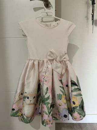 Vestido H&M Niña Flores y Conejos
