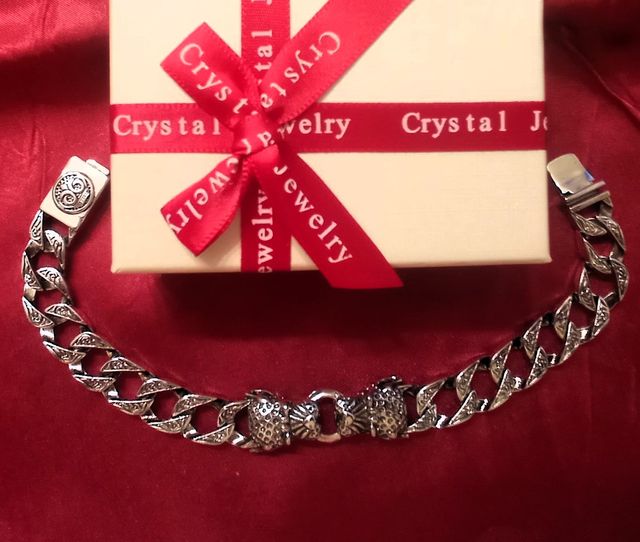 BRACCIALE UOMO IN ARGENTO S925