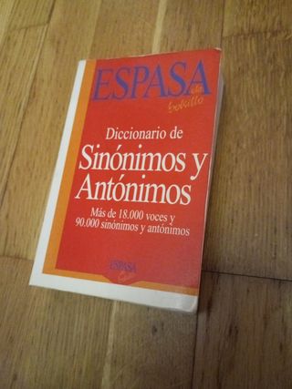 Diccionario De Sinonimos Y Antonimos (Espansa D...