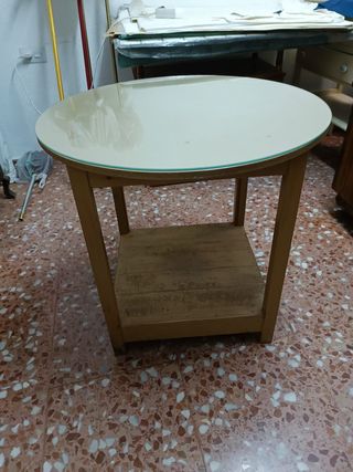 Mesa Camilla Redonda Cristal 75cm Ø
