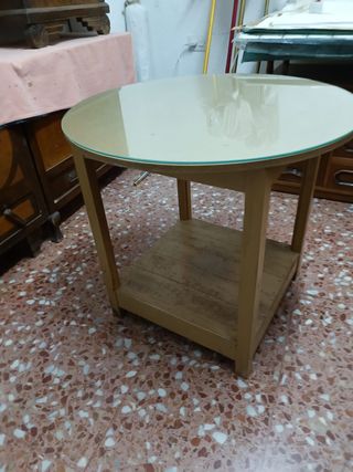 Mesa Camilla Redonda Cristal 75cm Ø
