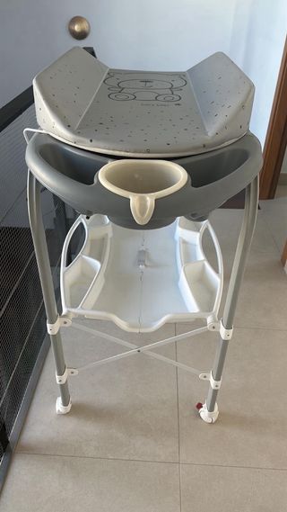 bañerita bebé, bañera cambiador, plegable