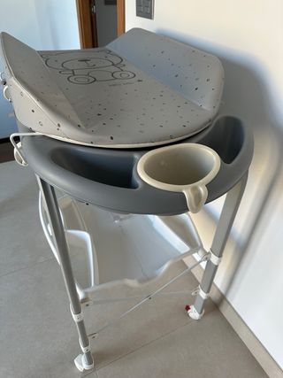 bañerita bebé, bañera cambiador, plegable
