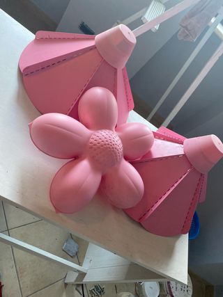 Set Lampade Fiore Rosa
