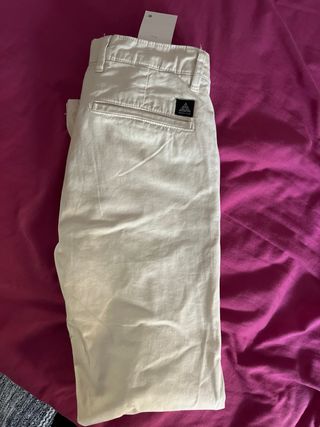 Pantalón Zara Hombre Beige Skinny Talla M
