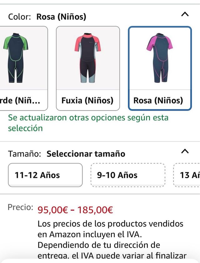 Neopreno Mountain Warehouse 2,5mm niño