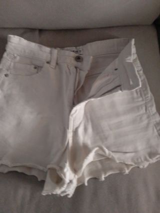 Short vaquero chica pull anda bear