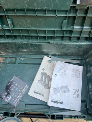 Metabo Taladro y Amoladora Maletín Metabo 18V