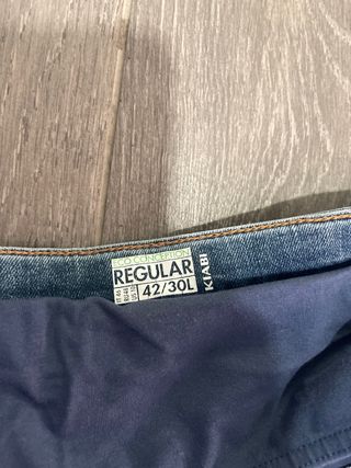 Pantalón vaquero premamá azul