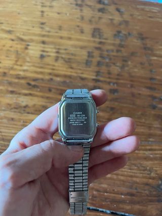 Casio AQ-230 Reloj Digital Analógico Plateado
