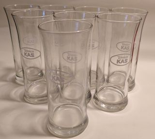 10 bicchieri vintage Kas Tonic (anni '80), collezione