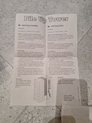 Juego de construcción Jenga